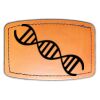 Faux Leather Engravable Patch - Curved Rectangle Thumbnail