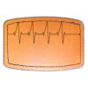Faux Leather Engravable Patch - Curved Rectangle Thumbnail