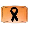 Faux Leather Engravable Patch - Curved Rectangle Thumbnail