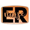 Faux Leather Engravable Patch - Curved Rectangle Thumbnail