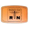 Faux Leather Engravable Patch - Curved Rectangle Thumbnail