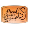 Faux Leather Engravable Patch - Curved Rectangle Thumbnail