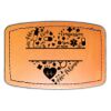 Faux Leather Engravable Patch - Curved Rectangle Thumbnail