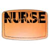 Faux Leather Engravable Patch - Curved Rectangle Thumbnail