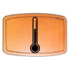 Faux Leather Engravable Patch - Curved Rectangle Thumbnail