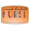 Faux Leather Engravable Patch - Curved Rectangle Thumbnail