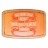 Faux Leather Engravable Patch - Curved Rectangle Thumbnail
