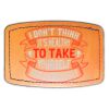 Faux Leather Engravable Patch - Curved Rectangle Thumbnail