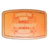Faux Leather Engravable Patch - Curved Rectangle Thumbnail
