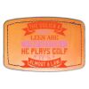 Faux Leather Engravable Patch - Curved Rectangle Thumbnail