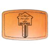 Faux Leather Engravable Patch - Curved Rectangle Thumbnail