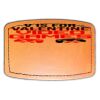 Faux Leather Engravable Patch - Curved Rectangle Thumbnail