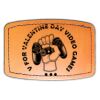 Faux Leather Engravable Patch - Curved Rectangle Thumbnail