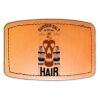 Faux Leather Engravable Patch - Curved Rectangle Thumbnail