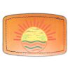 Faux Leather Engravable Patch - Curved Rectangle Thumbnail