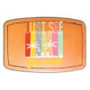 Faux Leather Engravable Patch - Curved Rectangle Thumbnail