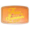Faux Leather Engravable Patch - Curved Rectangle Thumbnail