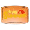 Faux Leather Engravable Patch - Curved Rectangle Thumbnail