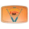 Faux Leather Engravable Patch - Curved Rectangle Thumbnail