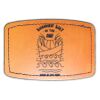 Faux Leather Engravable Patch - Curved Rectangle Thumbnail