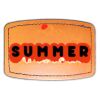 Faux Leather Engravable Patch - Curved Rectangle Thumbnail