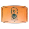 Faux Leather Engravable Patch - Curved Rectangle Thumbnail