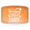 Faux Leather Engravable Patch - Curved Rectangle Thumbnail