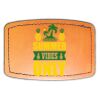 Faux Leather Engravable Patch - Curved Rectangle Thumbnail