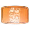 Faux Leather Engravable Patch - Curved Rectangle Thumbnail