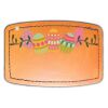 Faux Leather Engravable Patch - Curved Rectangle Thumbnail