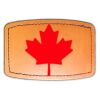 Faux Leather Engravable Patch - Curved Rectangle Thumbnail