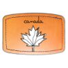 Faux Leather Engravable Patch - Curved Rectangle Thumbnail
