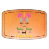 Faux Leather Engravable Patch - Curved Rectangle Thumbnail