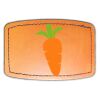 Faux Leather Engravable Patch - Curved Rectangle Thumbnail