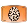 Faux Leather Engravable Patch - Curved Rectangle Thumbnail