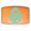 Faux Leather Engravable Patch - Curved Rectangle Thumbnail