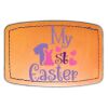 Faux Leather Engravable Patch - Curved Rectangle Thumbnail