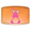 Faux Leather Engravable Patch - Curved Rectangle Thumbnail