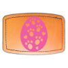 Faux Leather Engravable Patch - Curved Rectangle Thumbnail