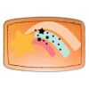 Faux Leather Engravable Patch - Curved Rectangle Thumbnail