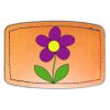Faux Leather Engravable Patch - Curved Rectangle Thumbnail