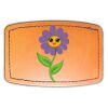 Faux Leather Engravable Patch - Curved Rectangle Thumbnail