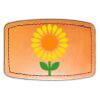 Faux Leather Engravable Patch - Curved Rectangle Thumbnail