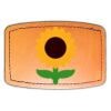 Faux Leather Engravable Patch - Curved Rectangle Thumbnail