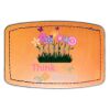 Faux Leather Engravable Patch - Curved Rectangle Thumbnail