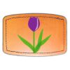 Faux Leather Engravable Patch - Curved Rectangle Thumbnail