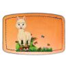 Faux Leather Engravable Patch - Curved Rectangle Thumbnail
