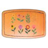 Faux Leather Engravable Patch - Curved Rectangle Thumbnail