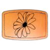 Faux Leather Engravable Patch - Curved Rectangle Thumbnail