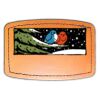 Faux Leather Engravable Patch - Curved Rectangle Thumbnail